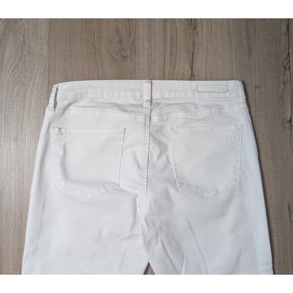 Articles Of Society White Flare Jeans Size 28 Stretch Jamaica Wash Los Angeles - Picture 7 of 12